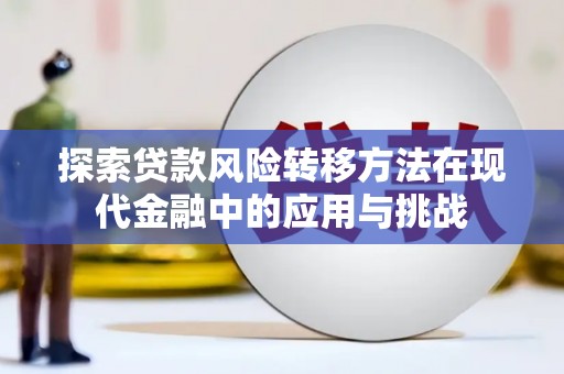 双鸭山探索贷款风险转移方法在现代金融中的应用与挑战