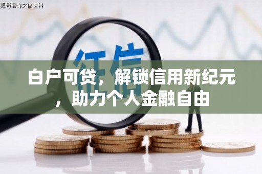 双鸭山白户可贷，解锁信用新纪元，助力个人金融自由