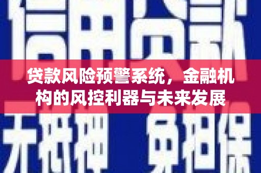 双鸭山贷款风险预警系统，金融机构的风控利器与未来发展