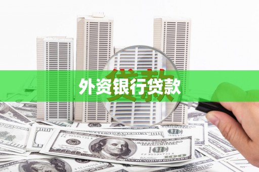 双鸭山外资银行贷款