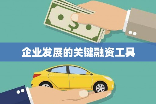 双鸭山企业发展的关键融资工具