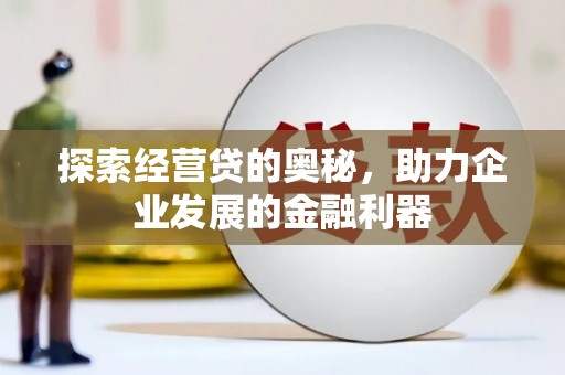 双鸭山探索经营贷的奥秘，助力企业发展的金融利器