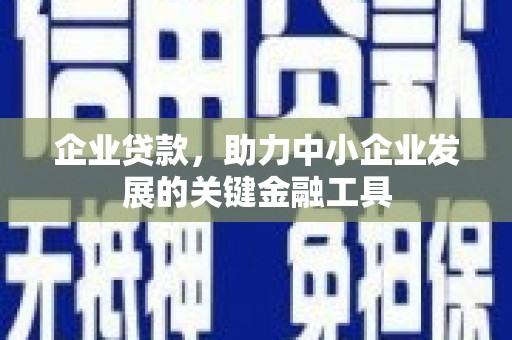 双鸭山企业贷款，助力中小企业发展的关键金融工具