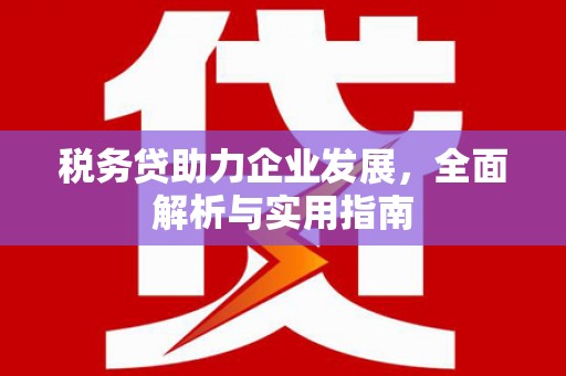 双鸭山税务贷助力企业发展，全面解析与实用指南