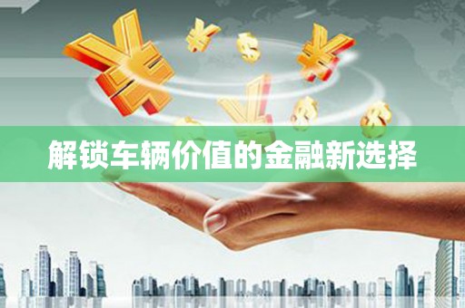 双鸭山解锁车辆价值的金融新选择