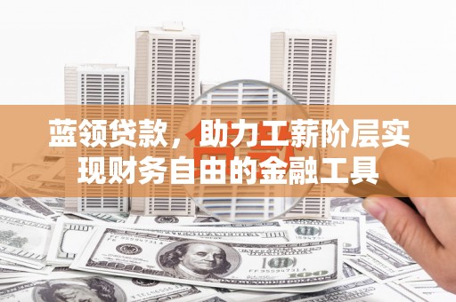 双鸭山蓝领贷款，助力工薪阶层实现财务自由的金融工具