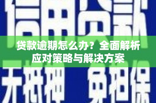 双鸭山贷款逾期怎么办？全面解析应对策略与解决方案